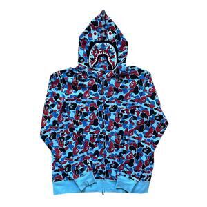 3XL Bape Chicago Camo Exclusive Full Zip Shark Hoody